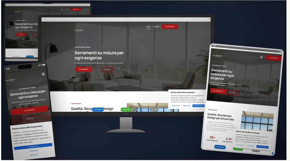 Sito realizzato da OkSeo: Serramenti su misura